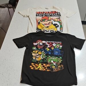 Super Mario Tshirts Boys L 14/16